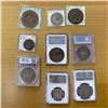 Image 2 : WORLDWIDE: LOT of 9 coins and medals