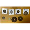 Image 1 : WORLDWIDE: LOT of 6 coins & 2 charms