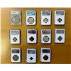Image 2 : WORLDWIDE: LOT of 11 coins