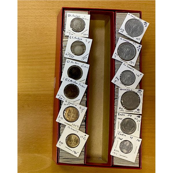 WORLDWIDE: LOT of 233 coins