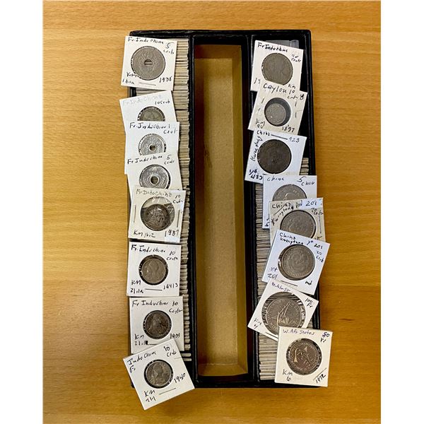 WORLDWIDE: LOT of 185 coins