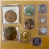 Image 1 : WORLDWIDE: diverse LOT of 9 silver & other medals