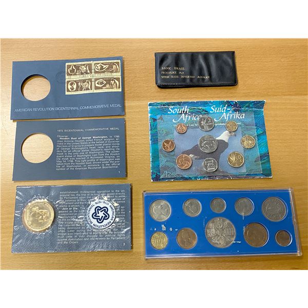 WORLDWIDE: LOT of 3 sets and a medal
