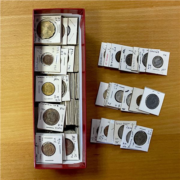 WORLDWIDE: LOT of 190 coins