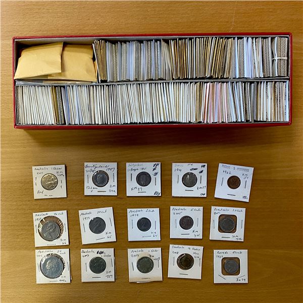 WORLDWIDE: LOT of about 400 coins