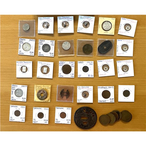 WORLDWIDE: LOT of 36 diverse items