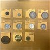 Image 1 : WORLDWIDE: diverse LOT of 11 world coins and medals