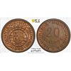 Image 1 : MOZAMBIQUE: AE 20 centavos, 1949, PCGS MS64 RB