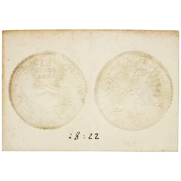 NETHERLANDS: Dutch Republic, assay receipt, ND (ca. 1760), Choice VF