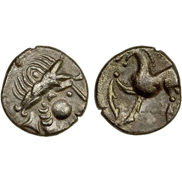CELTIC CENTRAL EUROPE & ASIA MINOR: Scordisci, AR drachm (1.88g), 1st century BC, VF-EF