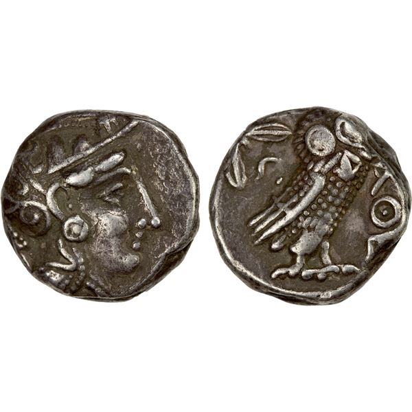 ATTICA: Athens, AR tetradrachm (17.07g), ca. 353-294 BC, VF