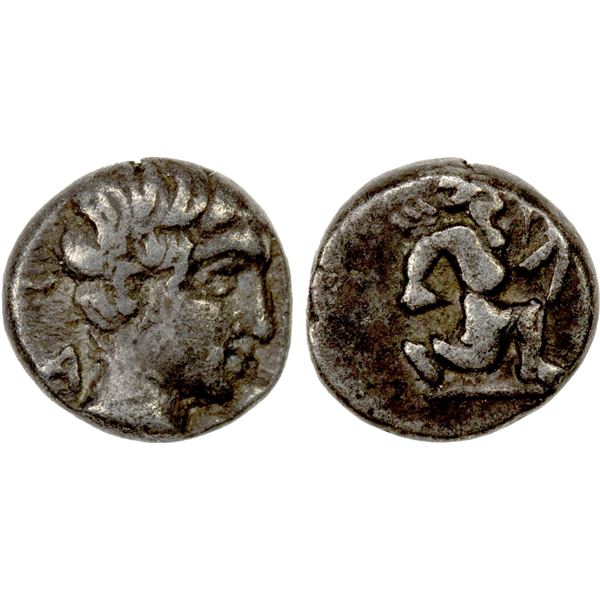 CILICIA: Uncertain Mint, AR hemiobol (0.36g), ca. 4th century BC, VF