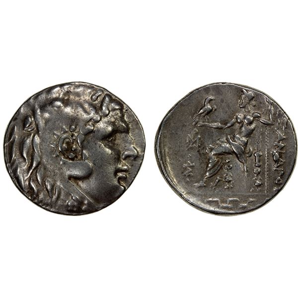 MACEDONIAN KINGDOM: Alexander III 'the Great', 336-323 BC, AR tetradrachm (16.91g), Magnesia on the 