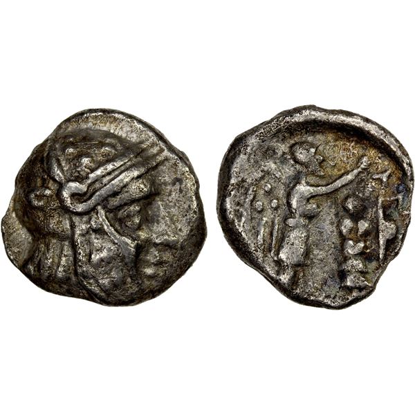 SELEUKID KINGDOM: Seleukos I Nikator & Antiochos I Soter, 294-281 BC, AR drachm (3.61g), uncertain m
