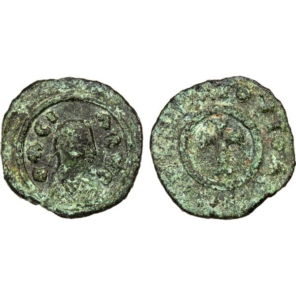 AXUM: Anonymous, mid-4th century, AE unit (1.06g), VF