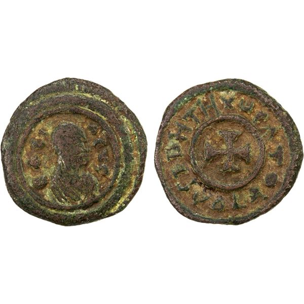 AXUM: Anonymous, mid-4th century, AE unit (1.39g), VF