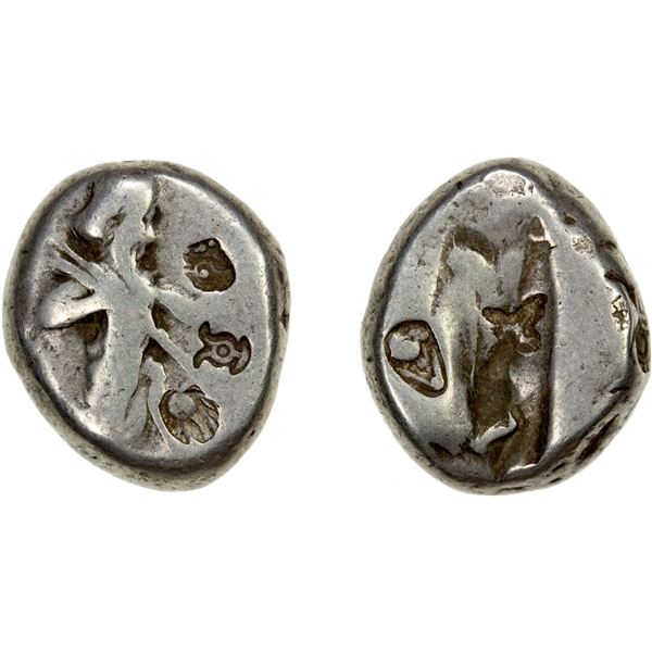 ACHAIMENIDIAN EMPIRE: temp. Xerxes I—Darios II, AR siglos (5.53g), ca. 485-420 BC, Fine