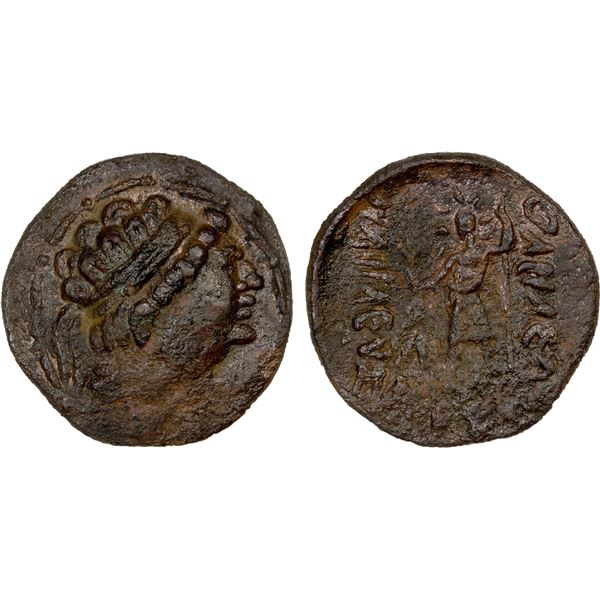 YUEH CHI: Anonymous, 1st century BC, AE tetradrachm (13.7g), VF
