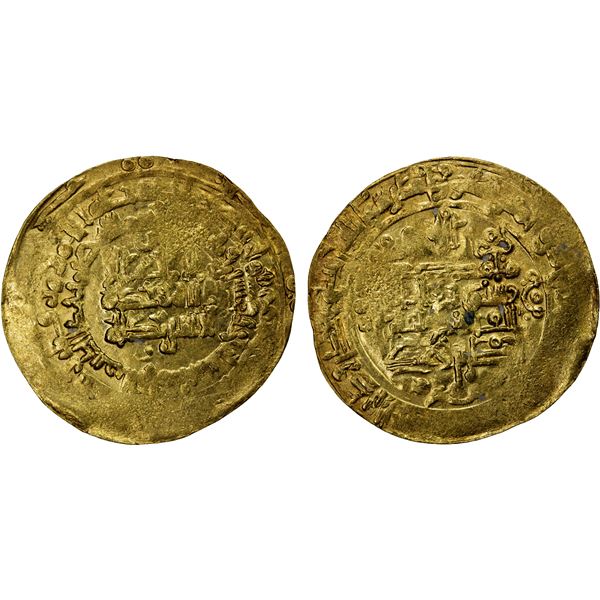 SAMANID: Nasr II, 914-943, AV dinar (4.02g), al-Muhammadiya, AH321, EF