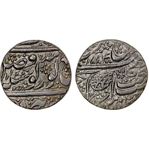SIKH EMPIRE: AR nanakshahi rupee (11.05g), Amritsar, VS[18]"9", EF