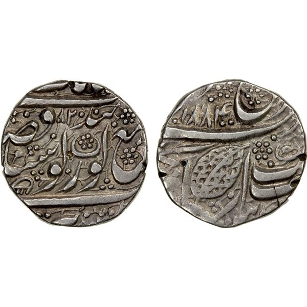 SIKH EMPIRE: AR nanakshahi rupee (11.05g), Amritsar, VS[18]820 (sic), bold VF-EF