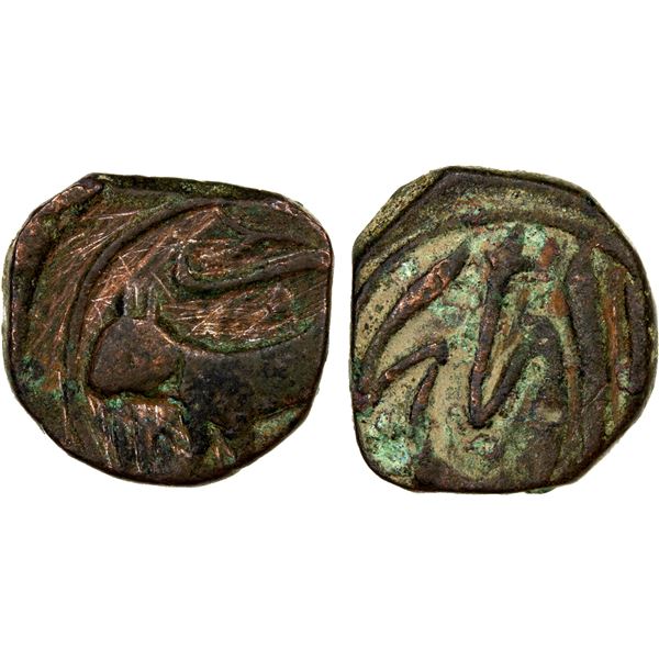 SIKH EMPIRE: AE paisa (6.95g), Derajat, AH1249, VF