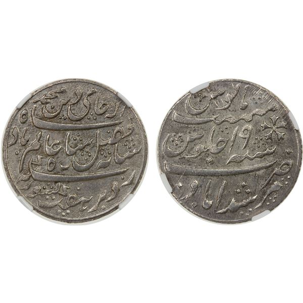 BENGAL PRESIDENCY: AR ½ rupee, Murshidabad, year 19, NGC MS62
