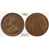 Image 1 : CANADA: George V, 1910-1936, AE cent, 1928, PCGS MS63 BN