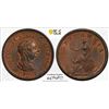 Image 1 : GREAT BRITAIN: George III, 1760-1820, AE farthing, 1807, PCGS MS64 BN