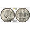 Image 1 : SEYCHELLES: George VI, 1936-1952, AR rupee, 1939, PCGS MS64