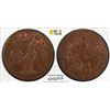 Image 1 : SINGAPORE: AE keping, AH1411, PCGS MS62 BN