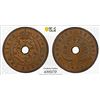 Image 1 : SOUTHERN RHODESIA: George VI, 1936-1952, AE penny, 1950, PCGS MS63 BN