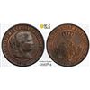 Image 1 : SPAIN: Isabel II, 1833-1868, AE ½ centimo de escudo, Barcelona, 1868, PCGS MS64 BN