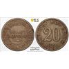 Image 1 : TANNU TUVA: People's Republic, 20 köpejek, 1934, PCGS AU Details