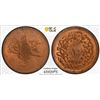Image 1 : TURKEY: Abdul Mejid, 1839-1861, AE 10 para, Kostantiniye, AH1255 year 16, PCGS MS64 RB