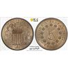 Image 1 : UNITED STATES: 5 cents, 1868, PCGS AU58