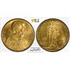Image 1 : VATICAN: Pius XI, 1922-1939, AV 100 lire, ND (1933-34), PCGS MS63