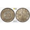 Image 1 : KWANGTUNG: Republic, AR 20 cents, year 12 (1923), PCGS MS61