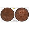 Image 1 : BARODA: Sayaji Rao III, 1875-1938, AE paisa, VS1949 (1892), PCGS MS64 BN