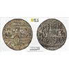 Image 1 : KASHMIR: Partab Singh, 1885-1925, AR rupee, VS1946 (1889), PCGS MS64