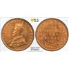 Image 1 : BRITISH INDIA: George V, 1910-1936, AE ¼ anna, 1930(b), PCGS MS66 RD +