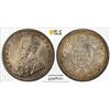 Image 1 : BRITISH INDIA: George V, 1910-1936, AR rupee, 1919(b), PCGS MS64