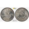 Image 1 : BRITISH INDIA: George V, 1910-1936, AR rupee, 1921(b), PCGS MS64