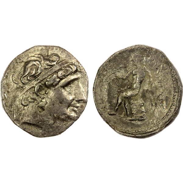 SELEUKID KINGDOM: Antiochos I Soter, 281-261 BC, AR tetradrachm (15.74g), Aï Khanoum, Choice VF