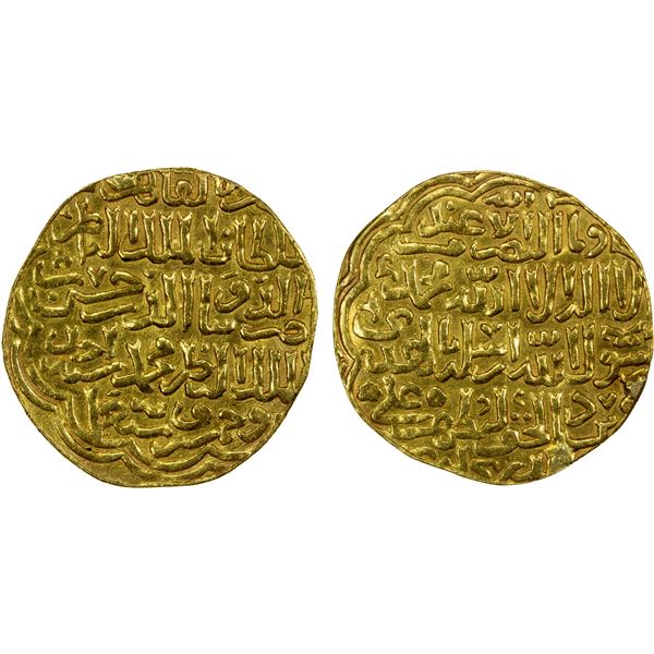 BAHRI MAMLUK: Hasan, 1st reign, 1347-1351, AV dinar (4.99g), al-Qahira, AH751, VF-EF