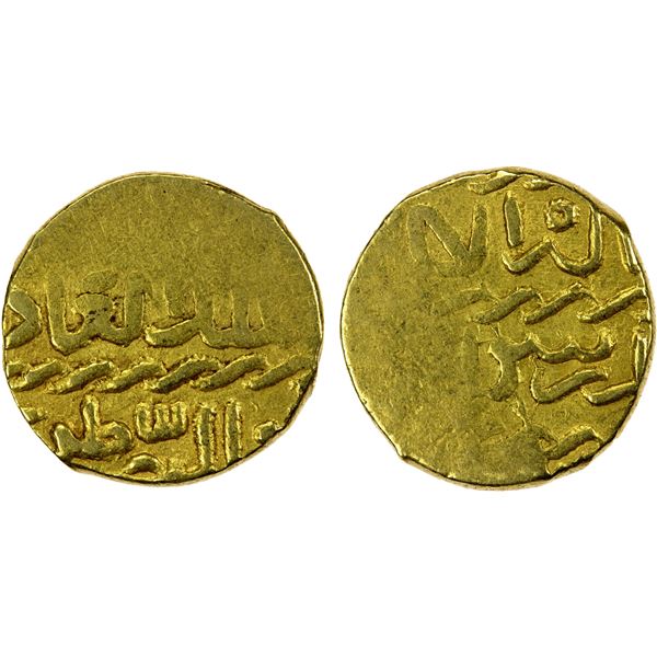 BURJI MAMLUK: Tumanbay I, 1501, AV ashrafi (3.33g), NM, ND, VF