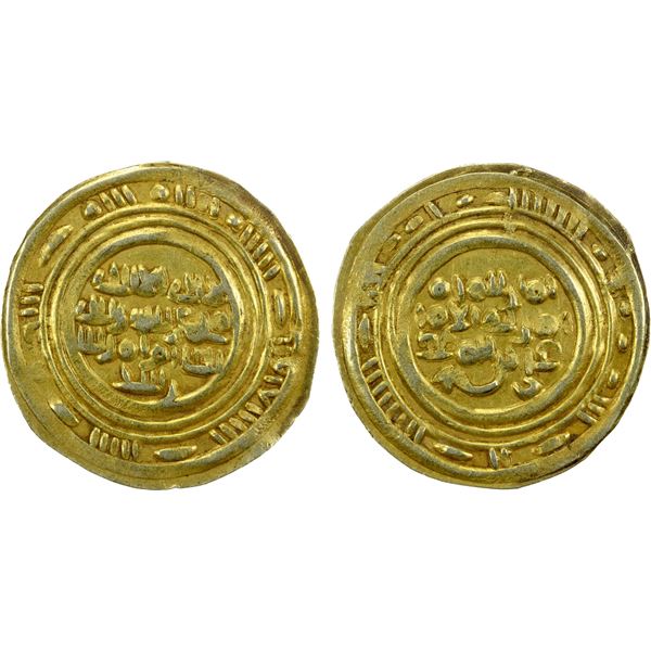 ZIYADID: 'Ali b. al-Muzaffar, 1040s-1050s? AV dinar (2.06g), Zabid, ND, EF