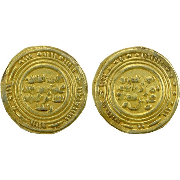 ZIYADID: 'Ali b. al-Muzaffar, 1040s-1050s? AV dinar (2.23g), Zabid, ND, EF