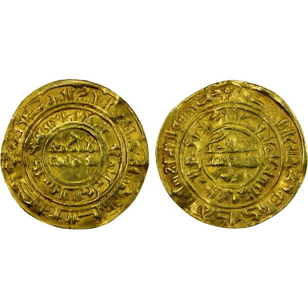 SULAYHID: 'Ali b. Muhammad, 1047-1081, AV dinar (2.30g), Zabid (in Yemen), AH447, VF