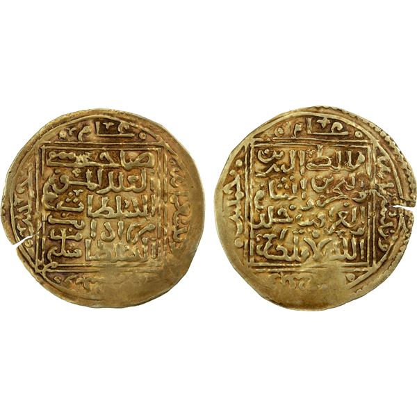 OTTOMAN EMPIRE: Murad III, 1574-1595, AV dinar (3.83g), [Tilimsan] (Tlemcen), AH995//995, VF